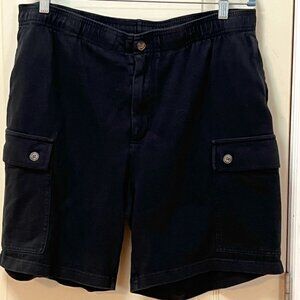 Duluth Men's Size L 100% Cotton 6 Pocket Shorts. Black.